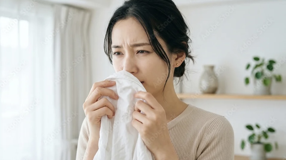 洗っても落ちない衣類の臭い